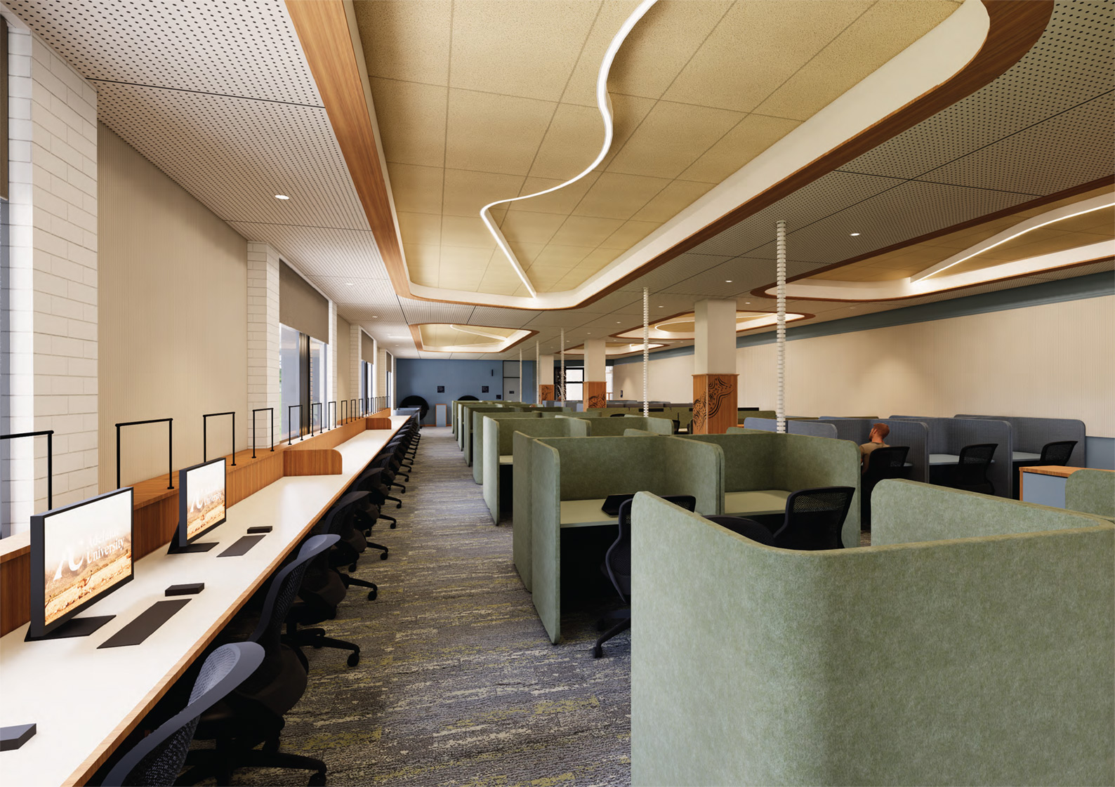 The new quiet zone at Mawson Lakes library